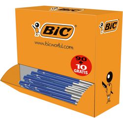 Bic M10 ballpoint pen blue 100 count 0.4 mm
