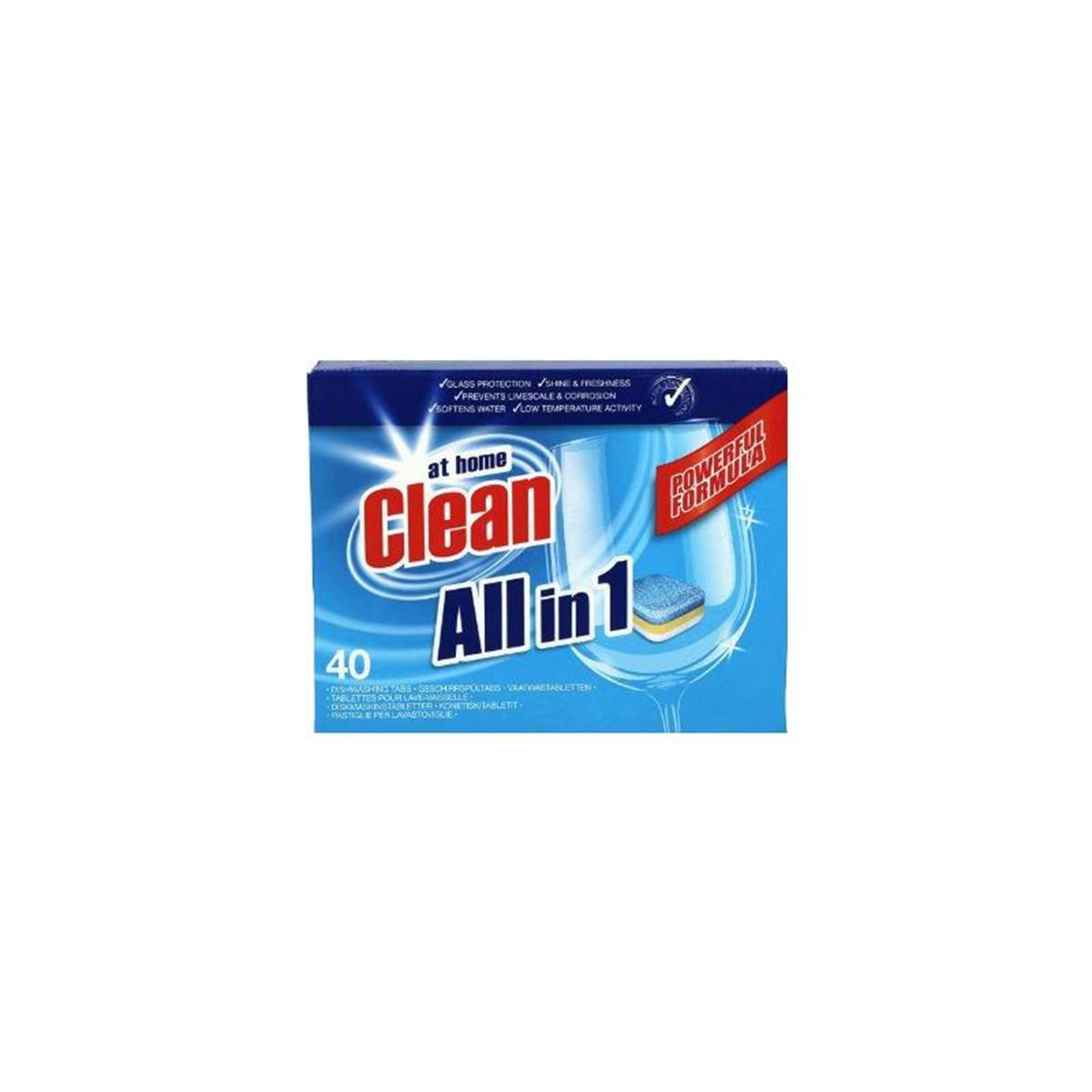 At home dishwasher tabs 40pcs all-in-1