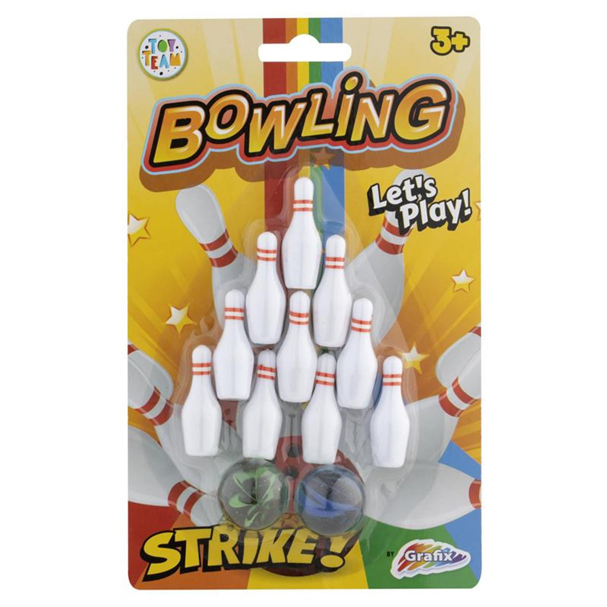 Grafix mini bowlingset 20x12cm