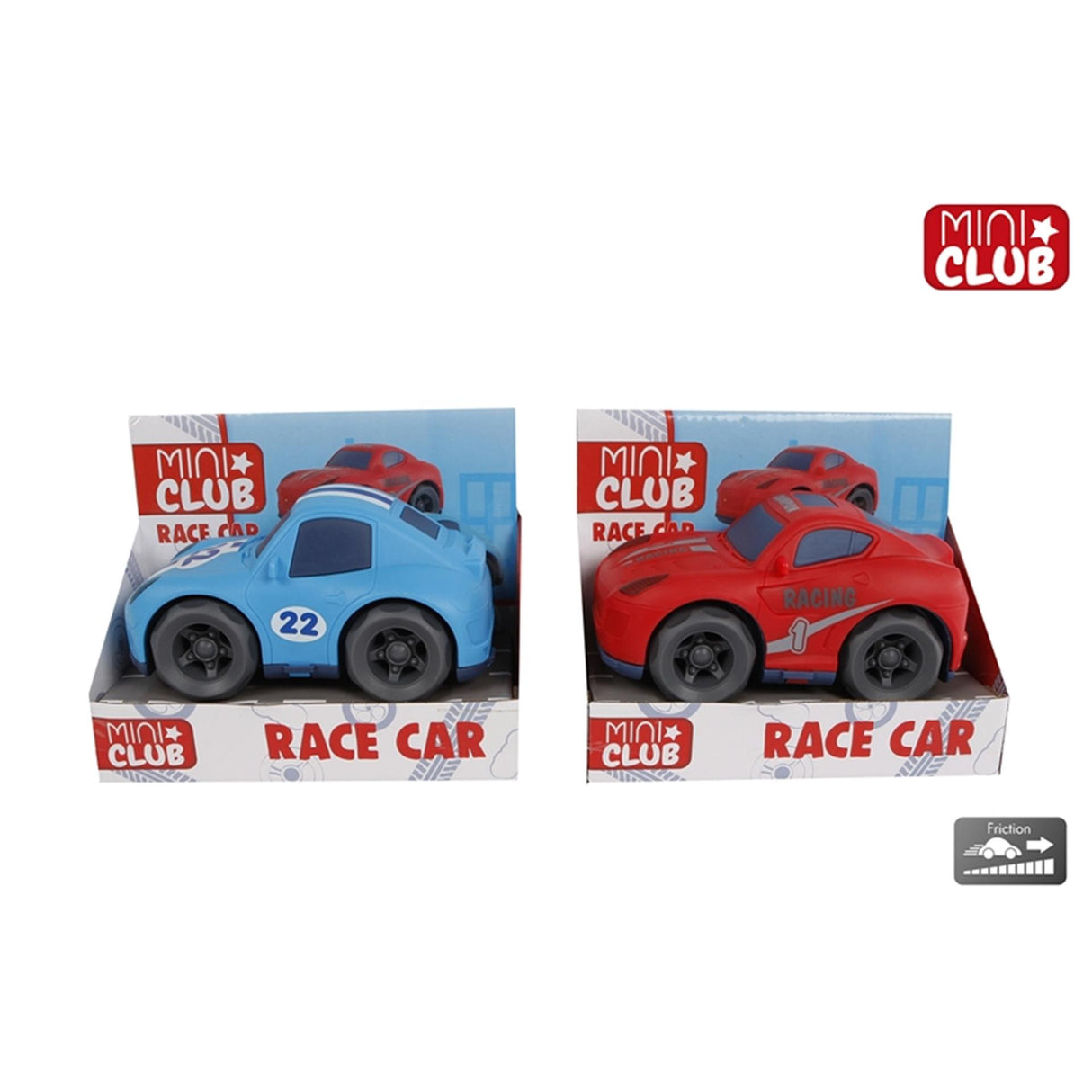 Mini club racewagen 14,5cm