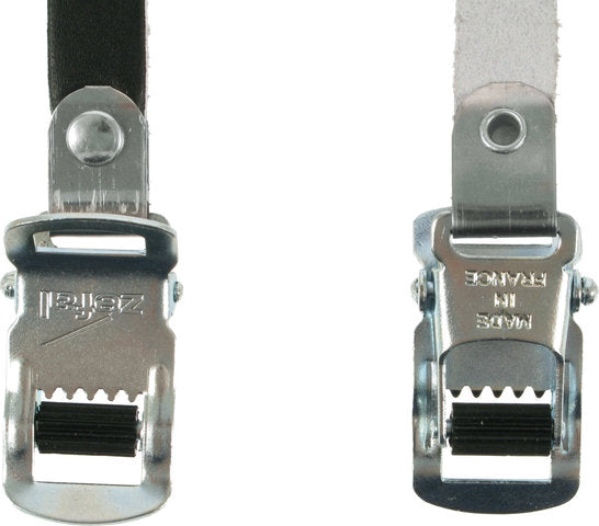 Zefal toe clip strap zef christophe 516 leather br set