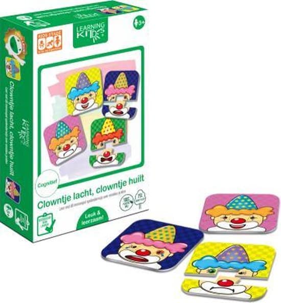 Bongers Toy Learning Kitds - Ride clown, grida di clown