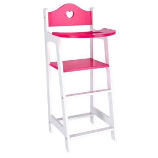 My Beautiful Dolls Room puppet furniture puppet chair white 22 x 27 x 53 cm
