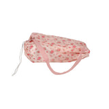 Foldable doll bed pink flower