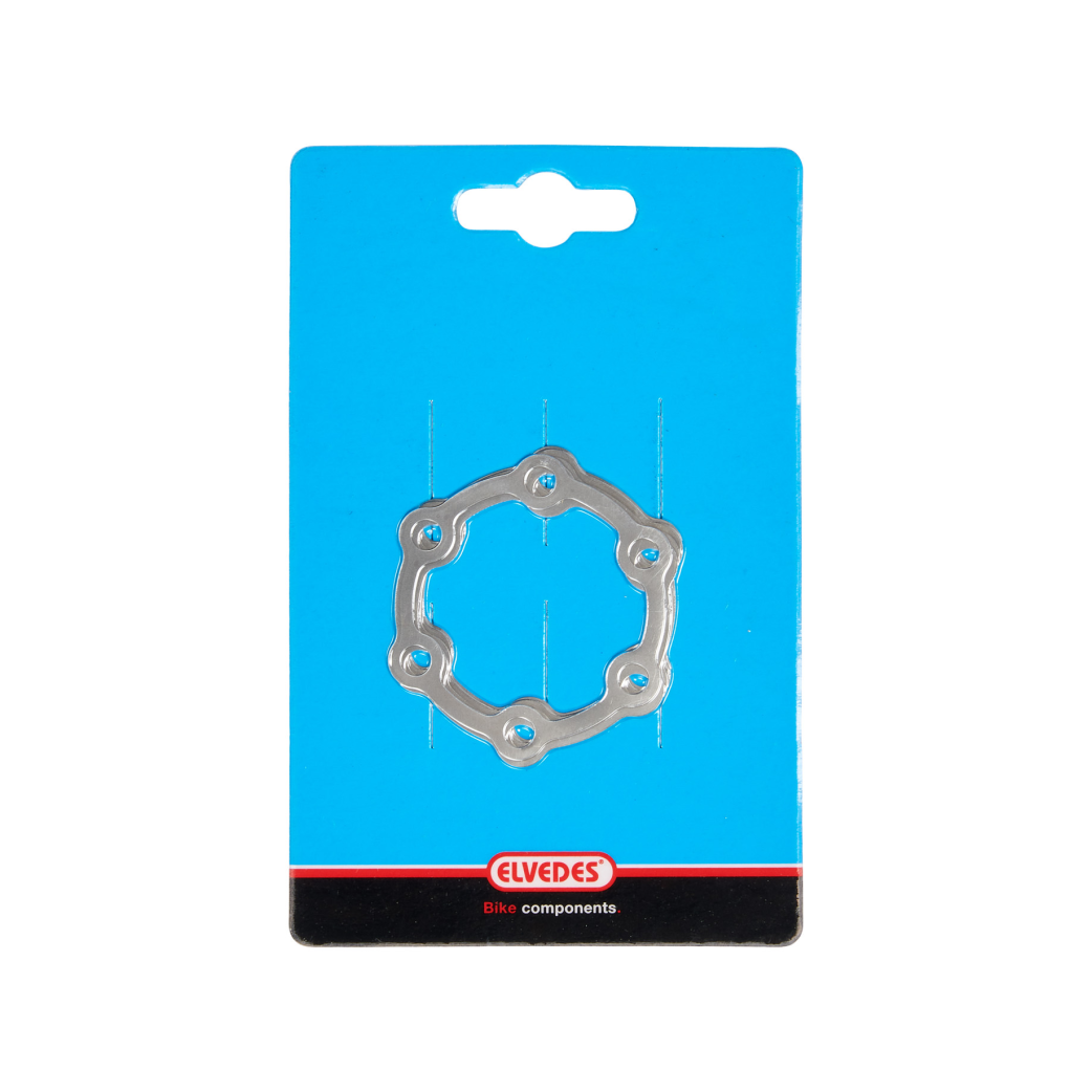 Placa de enchimento do disco de aço inoxidável Elvedes Ø0,1 mm (8 peças)