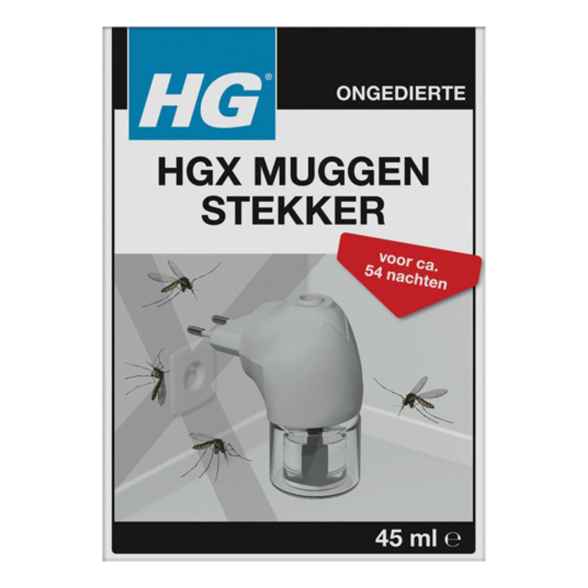 HG HG 15852N Mosquito Plug Blanco Transparente