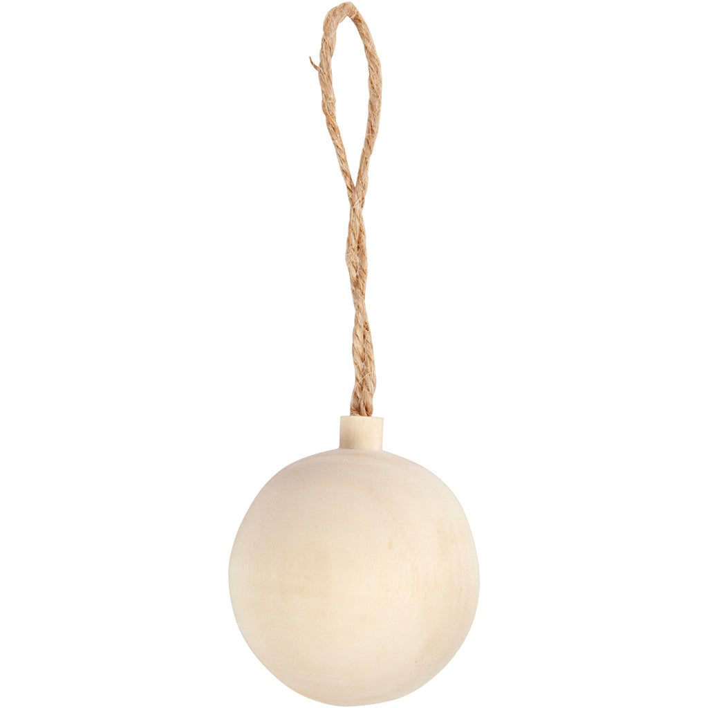 Creative Company Pads Balkugel Pendant Holz, 4.8 cm