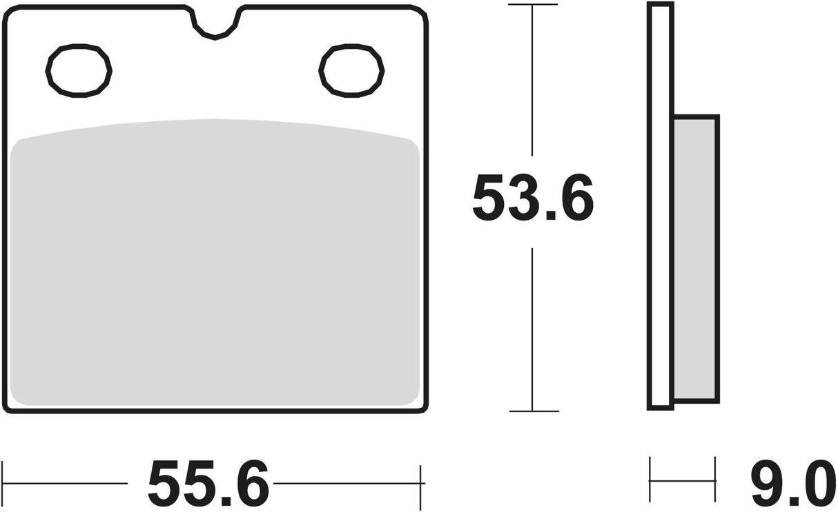 Trw brake pads mcb 19
