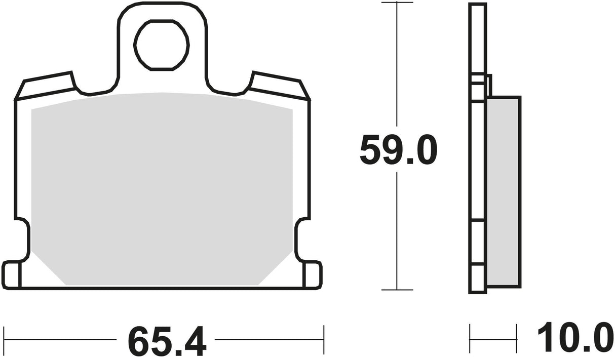 Trw remblokken mcb 521 brake pad mcb 521 organic standard