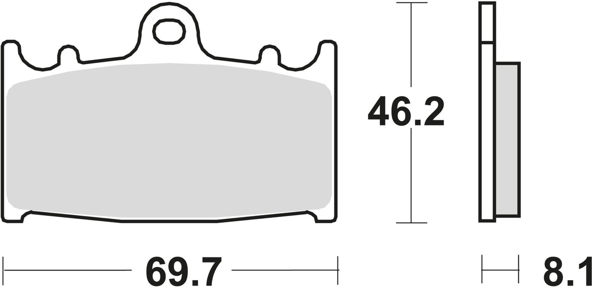 Trw remblokken mcb 602 brake pad mcb 602 crq hyper carbon racing
