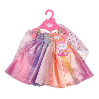 Babygeborener Regenbogenkleid 43 cm