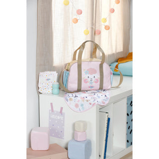 Baby born changing bag flower