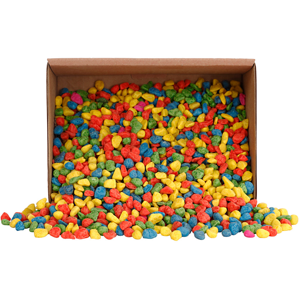 Creativ company mozaiek stenen, afm 8-10 mm, dikte 5 mm, sterke kleuren, 2 kg 1 doos