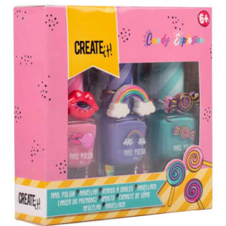 Create it! candy nagellak incl 3 ringen
