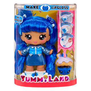 Mga entertainment yummiland muñeca grande + brillo labial petrory blueberr