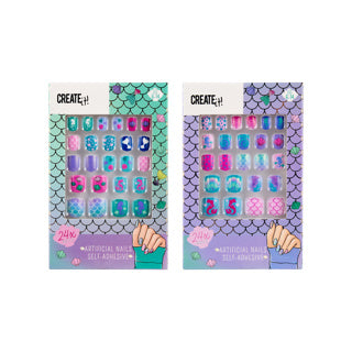 Create it! mermaid artificial nails self-adhesive