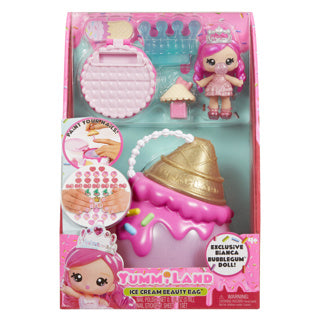 Yummiland beauty bag playset + lip gloss doll ice cream beauty bag