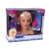 Moonlight hair head princess 22 cm
