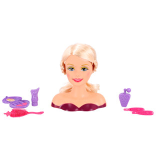 Moonlight hair head princess 22 cm