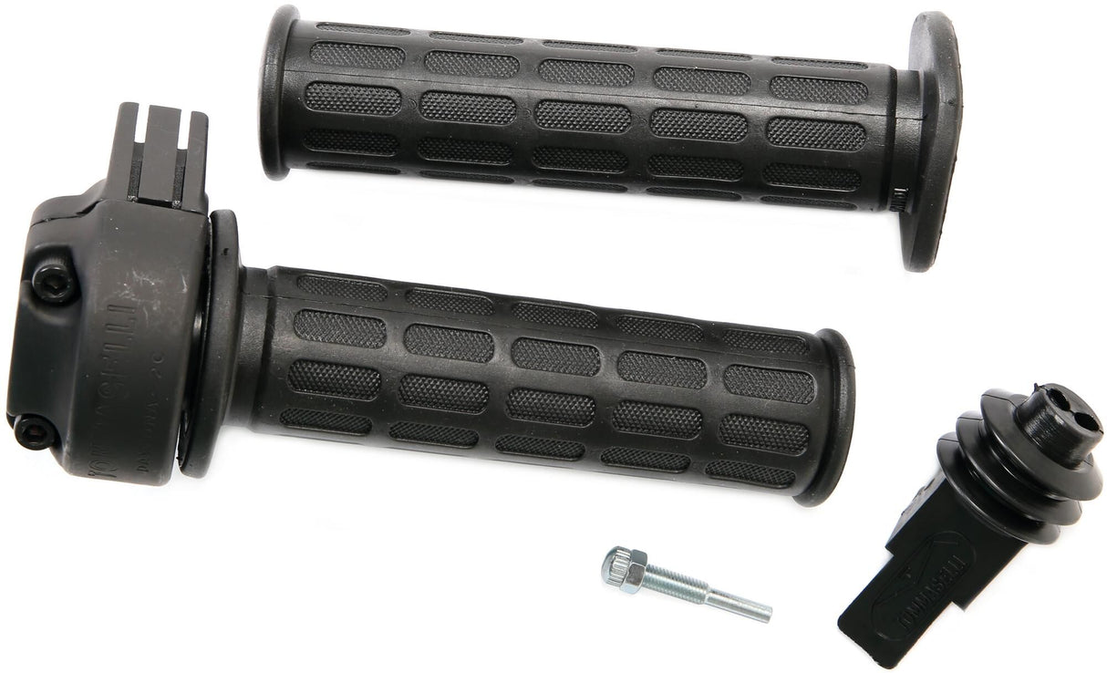 Domino throttle grip set vintage throttle grips alu sw 2-train vint dayt