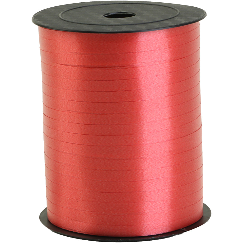 Creativ company cadeaulint, b: 5 mm, rood, 400 m 1 rol