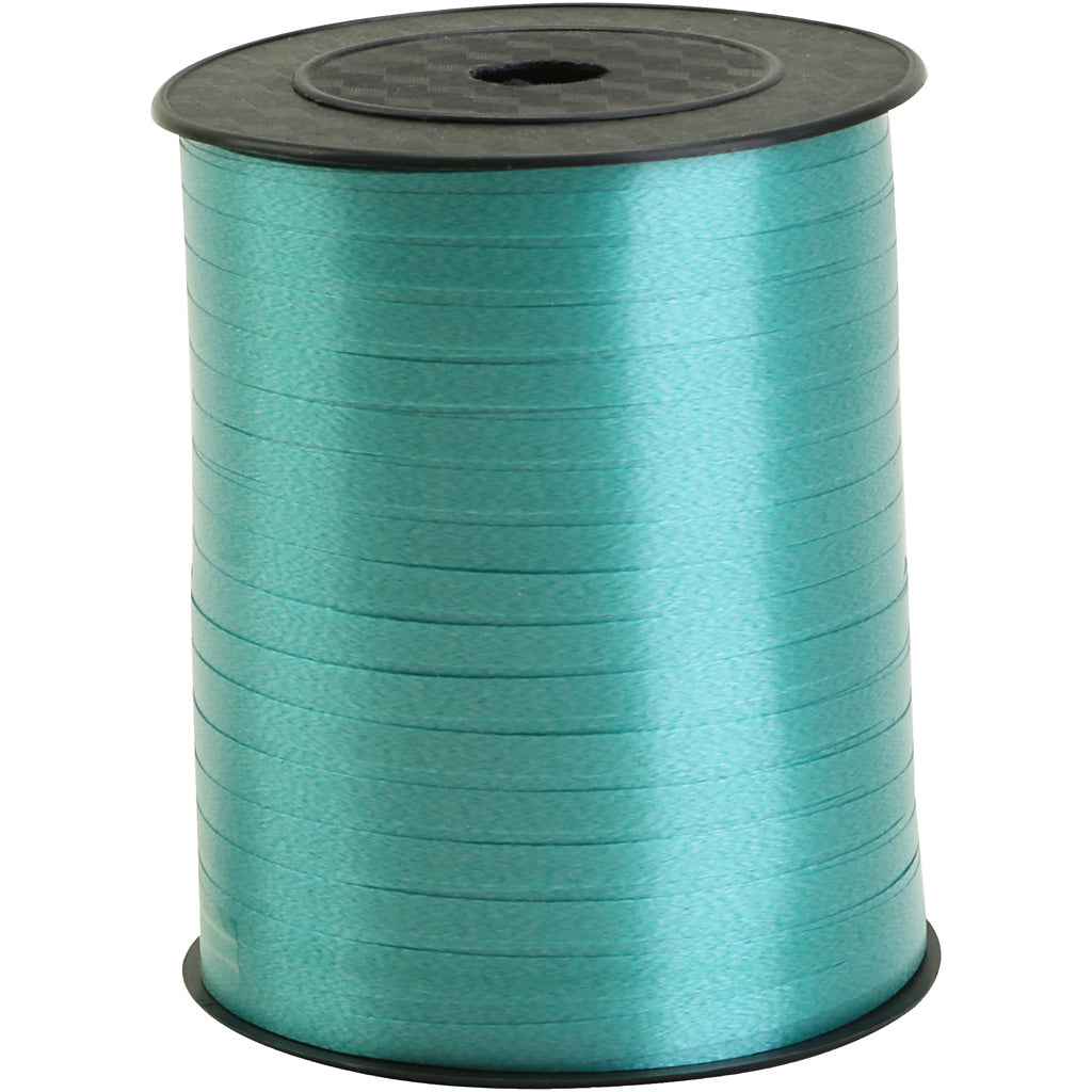 Creativ company cadeaulint, b: 5 mm, petrol, 400 m 1 rol