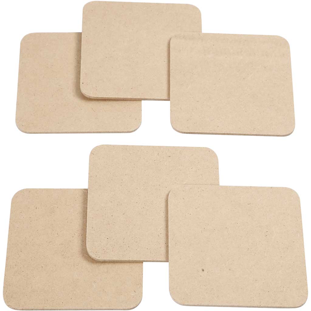 Coasters MDF, 6st.