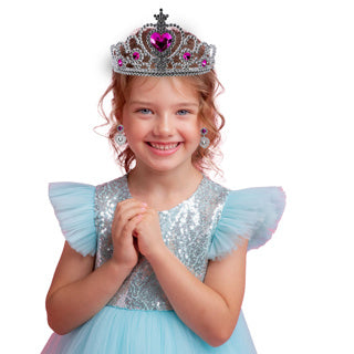 Osa private label tiara with earrings assorted | 4 pieces