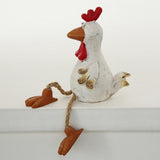 Boltze home boerderijdier met bungelbenen h20cm