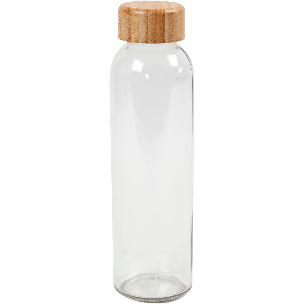 Creativ Company Water bottle with bamboo lid