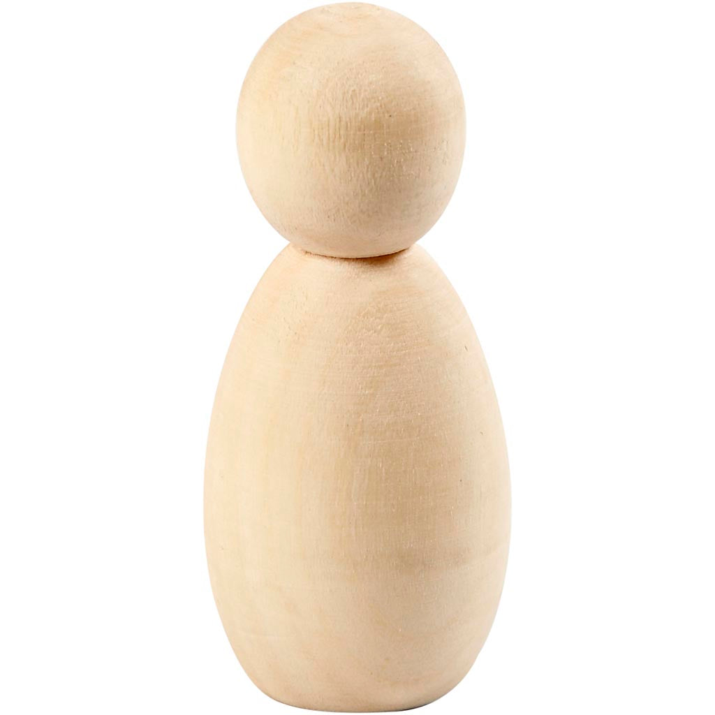 Creativ company houten figuur, h: 6 cm, 5 stuk 1 doos