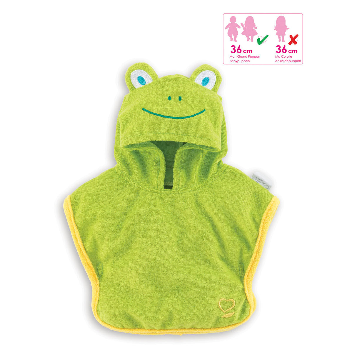 Corolelle Mon Grouppon Poppen BadRebe Frog, 36Cm