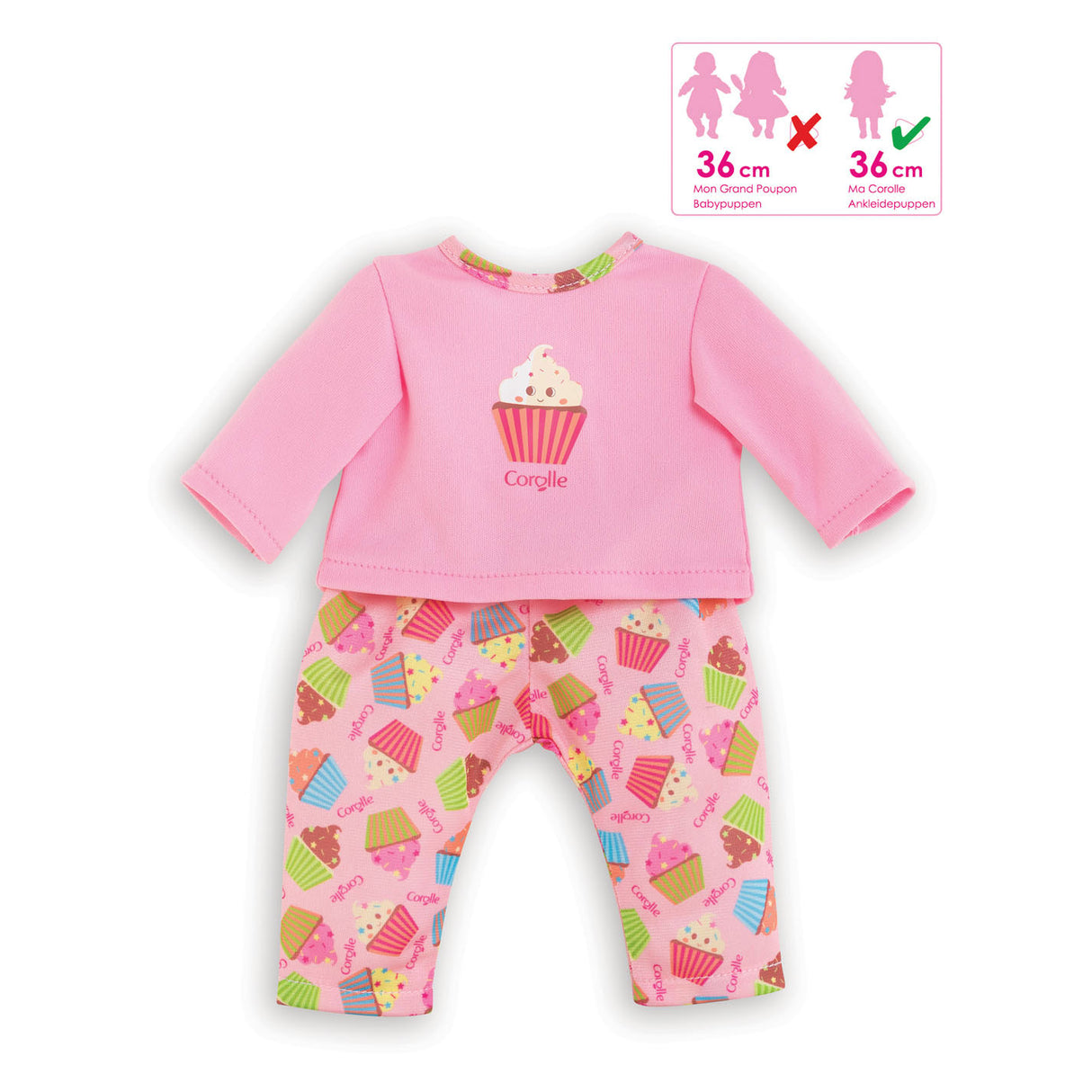 Cupcake de pyjama Corolle MA Poppen