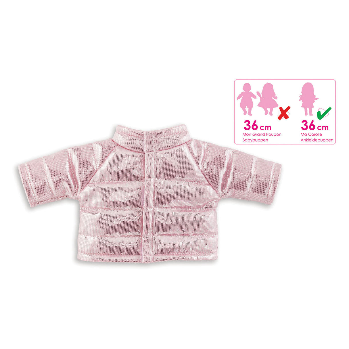 Corolle Ma doll jacket pink