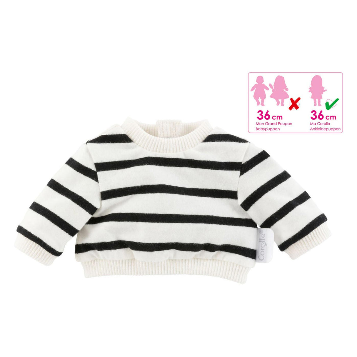 Corolle Ma dolls Pullover striped