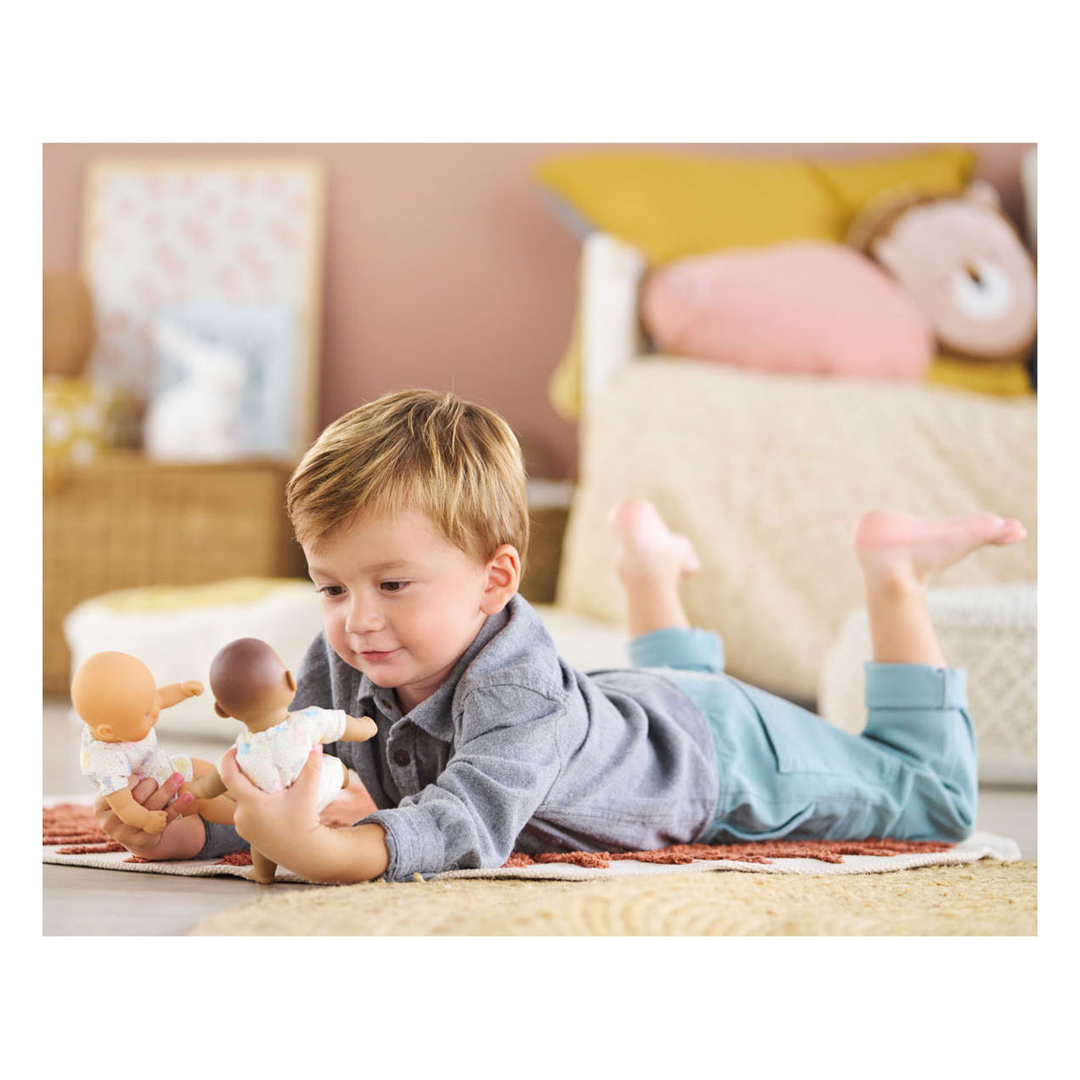 Corolle Mon Premier Poupon Mini Calin Babypop - králičí hnědé oči, 20 cm