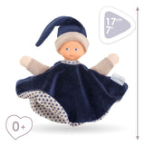 Corolle Tidoudou - Navy blue cuddle cloth, 17cm