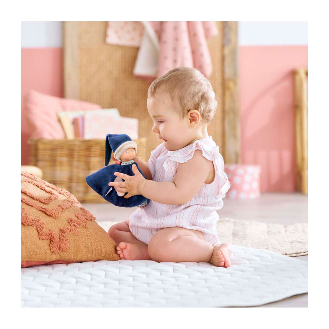 Corolle Tidoudou - Navy blue cuddle cloth, 17cm