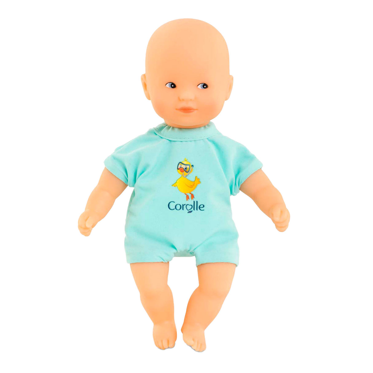 Corolle mini bath baby doll - blue, 20cm