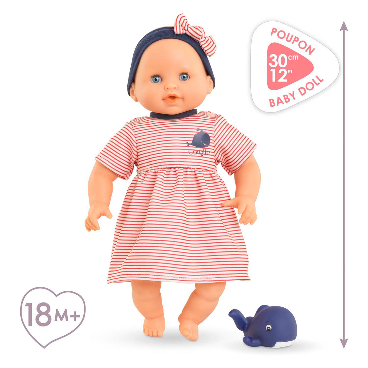 Corolle Badpop Calypso - Hval, 30 cm