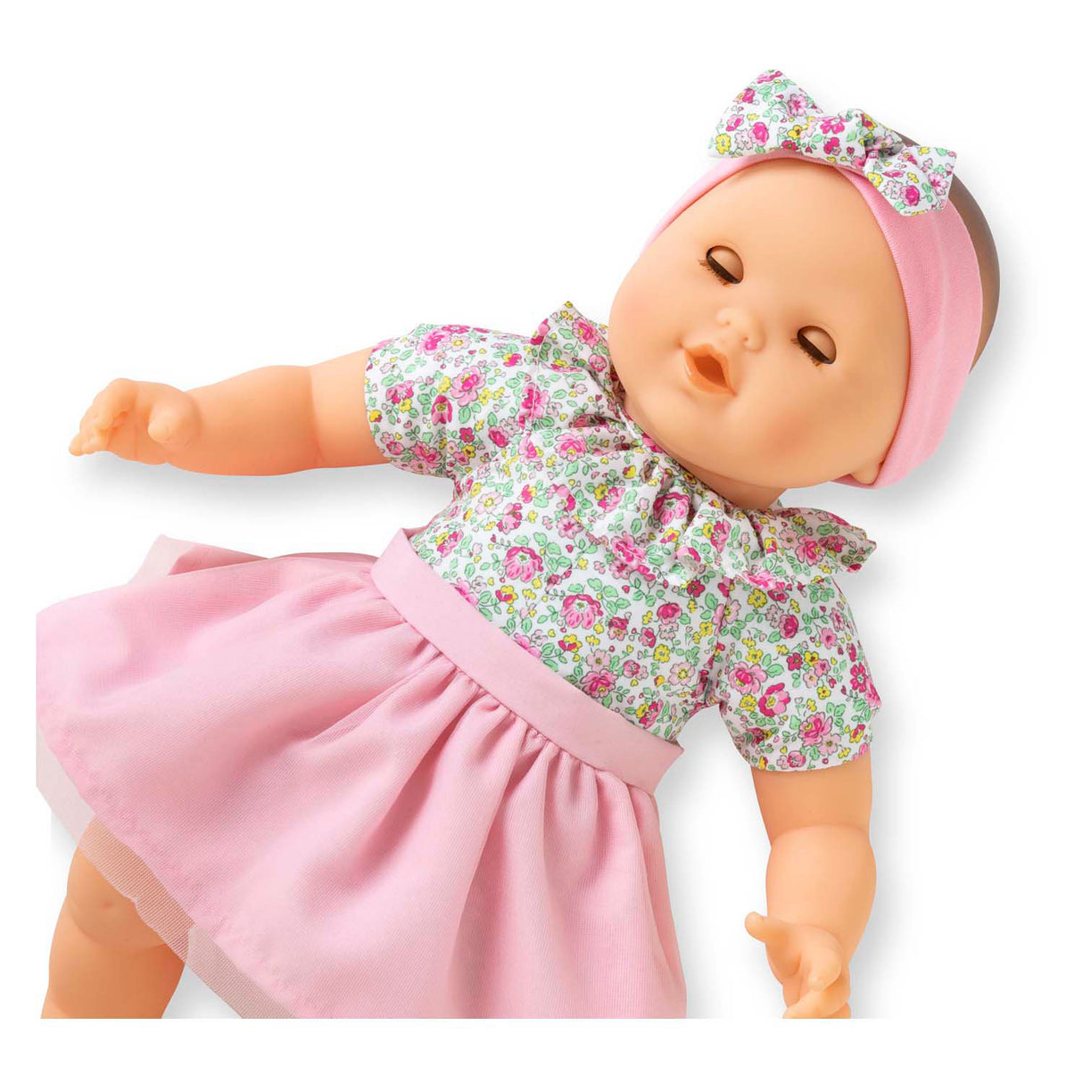 Corololl grouss Puppelchen Poppen mat Blummen, 36Cm