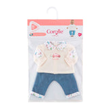 Corolle T-Shirt und Jeans für Babypuppen, 30 cm