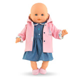 Corolle reversibler Regenmantel für Babypuppen, 30 cm