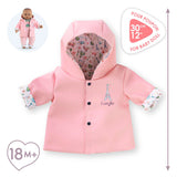 Corolle reversibler Regenmantel für Babypuppen, 30 cm