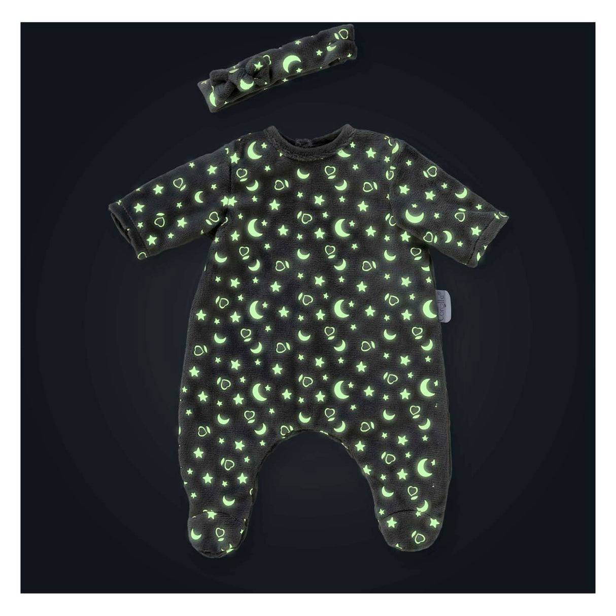 Corolelle Pells Pyjamas Glitter am Däischteren an Hoan Band, 36Cm