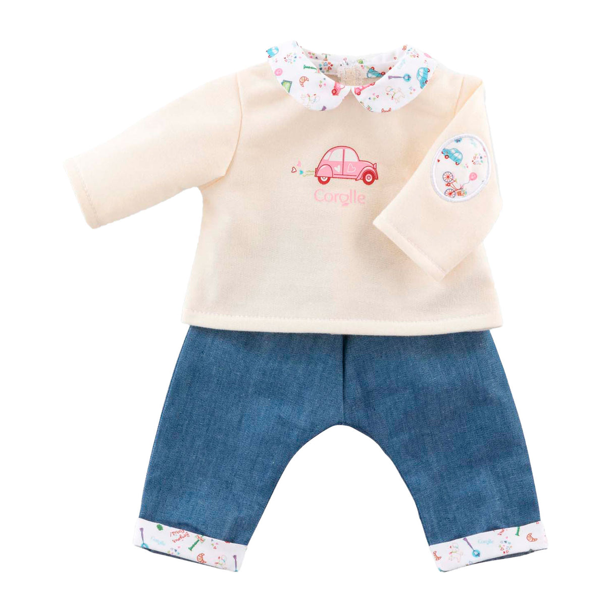 Corolle T-Shirt und Jeans für Babypuppen, 36 cm