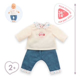Corolle T-Shirt und Jeans für Babypuppen, 36 cm