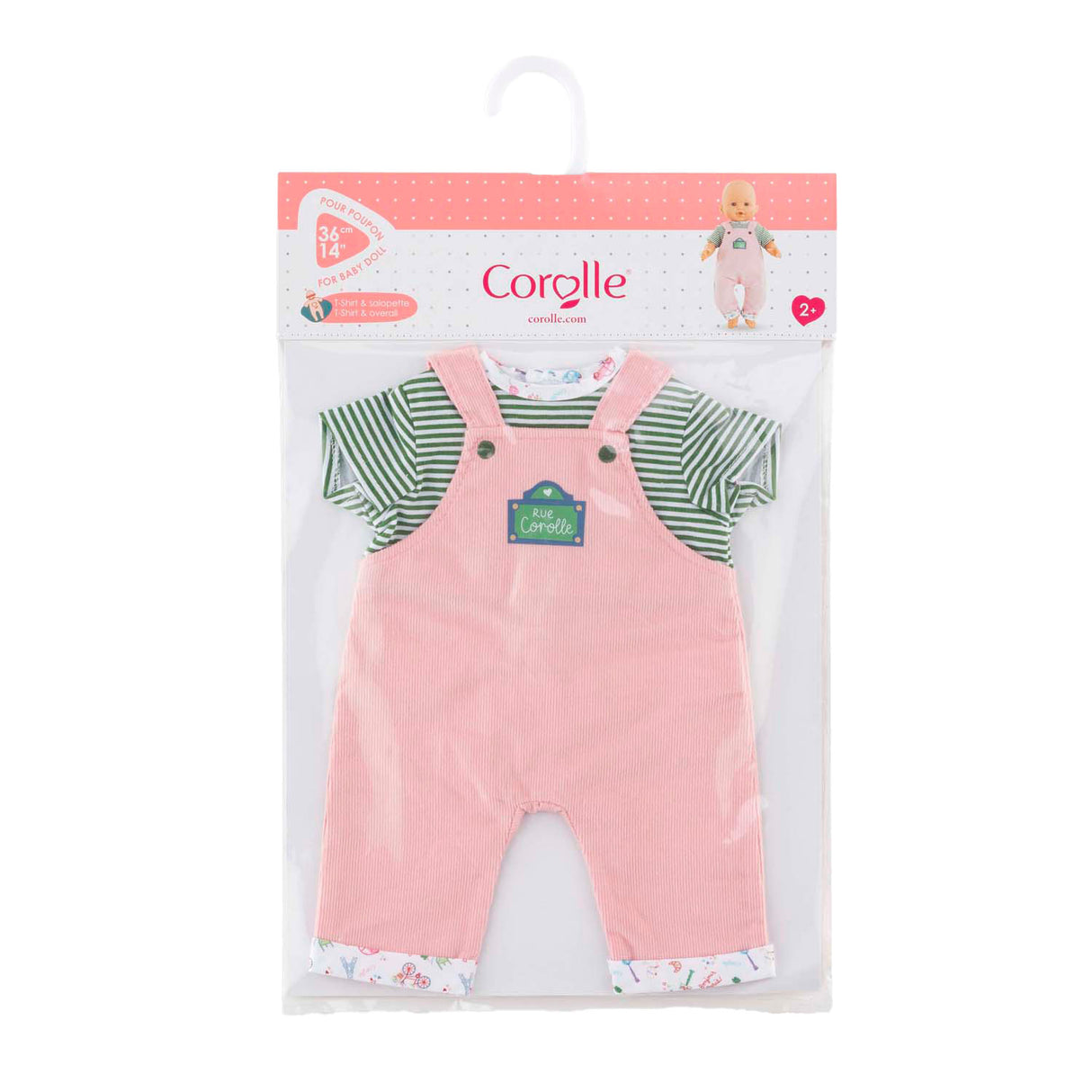 Corolelle T-Shirt an allgemeng fir Baby Pop, 36Cm
