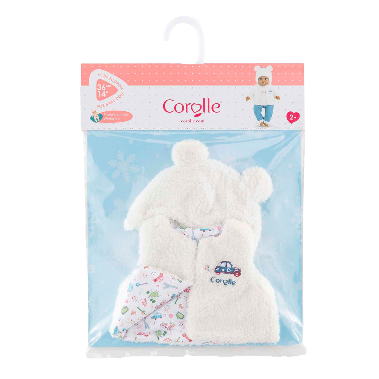 Conjunto de invierno Corolle para muñeca bebé, 36cm