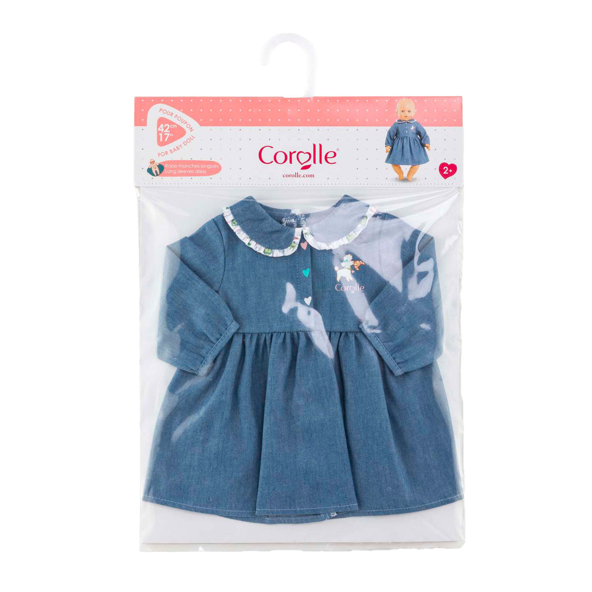 Vestido corolle para boneca, 42cm